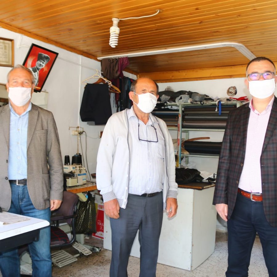 Beldemizde Bulunan Berber ve Kuaförler Başkanımız Tarafından Ziyaret